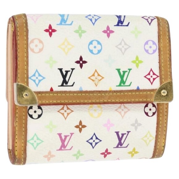 LOUIS VUITTON Multicolor Porte Monnaie Billets Cartes Credit M92983 Auth am9535V - Picture 1 of 16